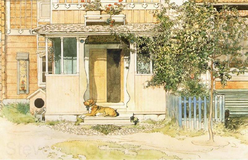 Carl Larsson The Veranda Spain oil painting art
